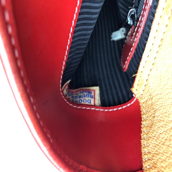 DOONEY & BOURKE Vintage Red Leather Handbag - Picture 16 of 16